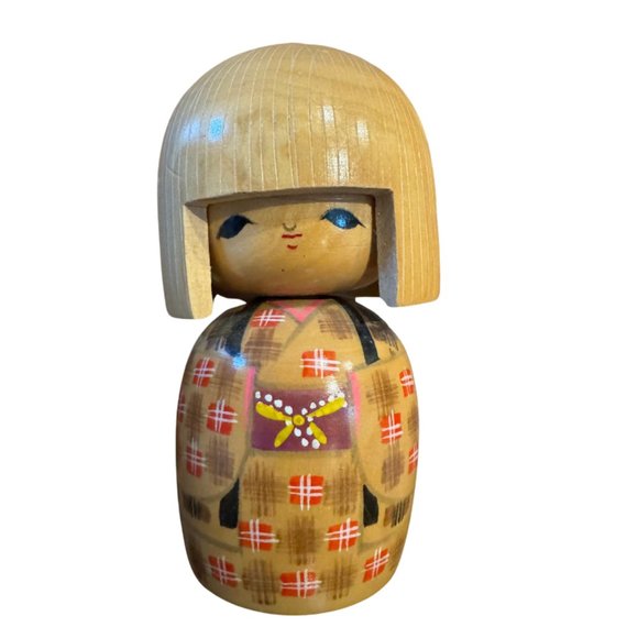 Genuine Vintage Japanese kokeshi doll purchased in Japan in the 1970s - - Picture 1 of 7